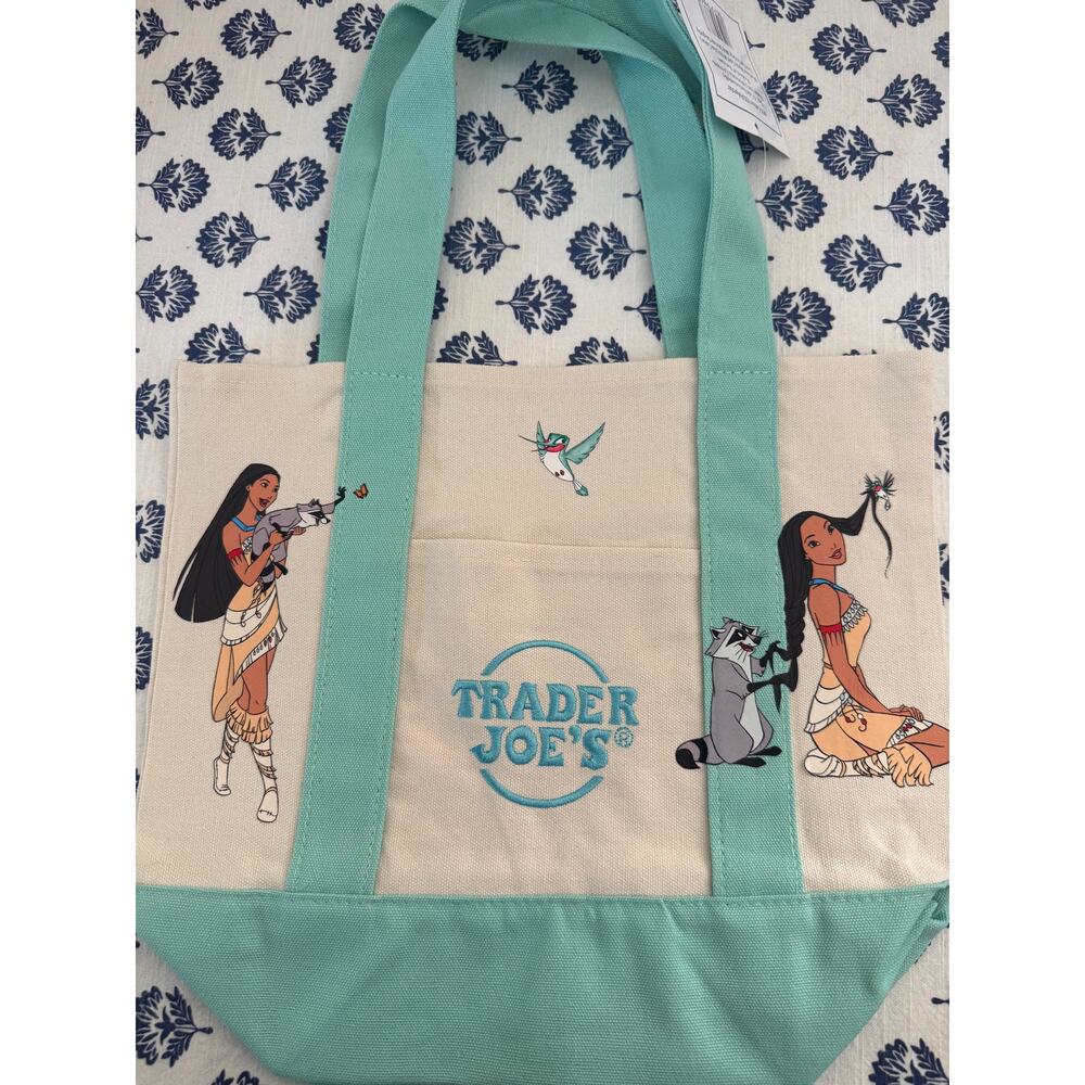 Disney Pocahontas Green Custom Made Trader Joes Mini Tote